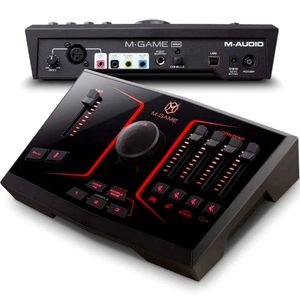 M-Game Solo USB Streaming Mixer and Audio Interface with LED Lighting